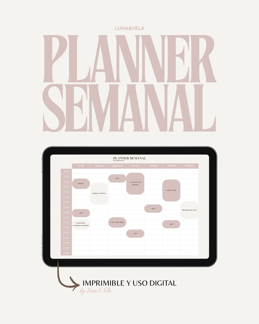 Planner Semanal | Diseña semanas con intención